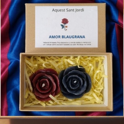 amor blaugrana bandera